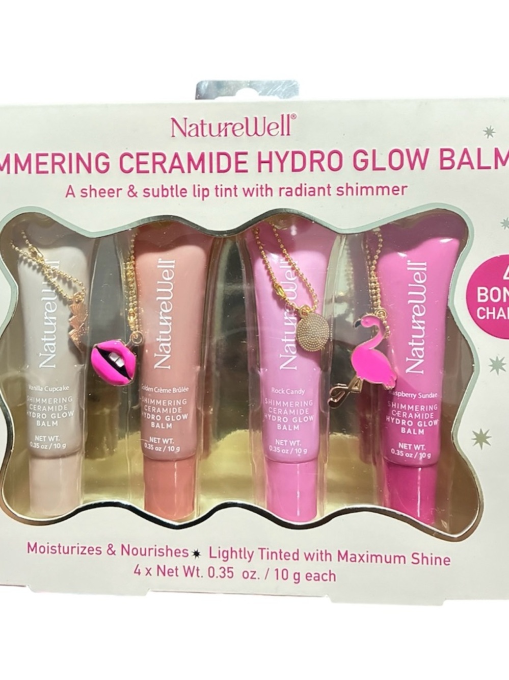 Shimmering Ceramide Hydro Glow Balms - Pink & Neutral Tint Set - Picture 2 of 2
